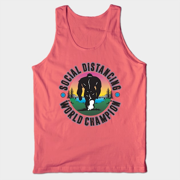 Social Distance WC Tank Top by Digitanim8tor